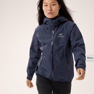 ARC'TERYX BETA LT Zip Up Jacket Hoodie Women’s Size Medium Moonlight Blue